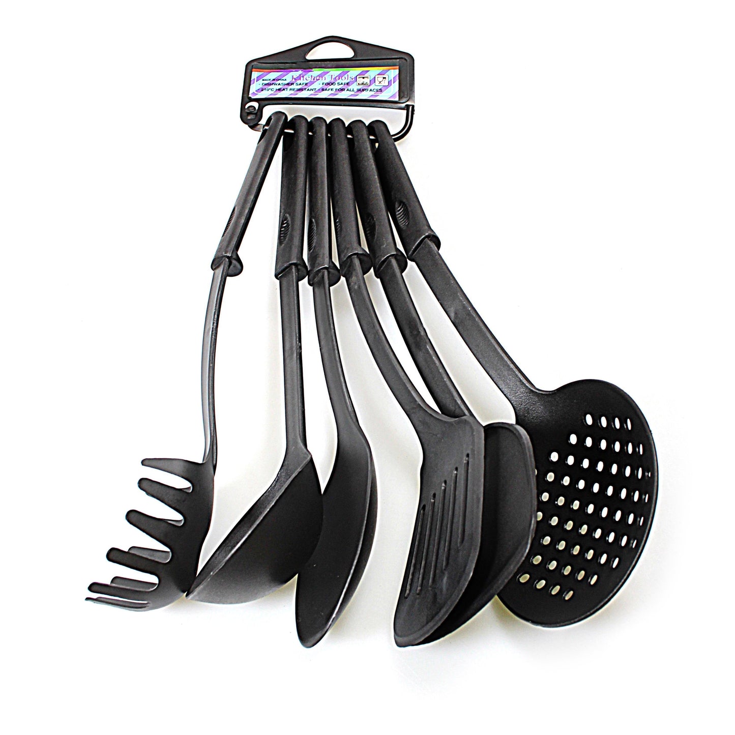 Plastic Kitchen Utensils Cooking Set Pack of 6 3007 A