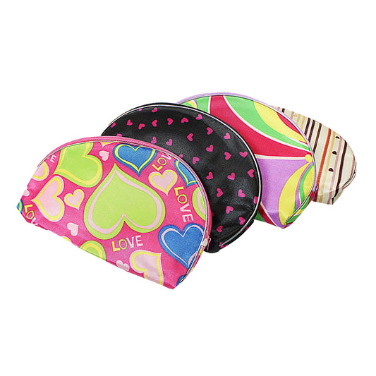 Makeup Toiletry Cosmetics Bag Pouch Set of 5 Assorted Designs and Colours 2269