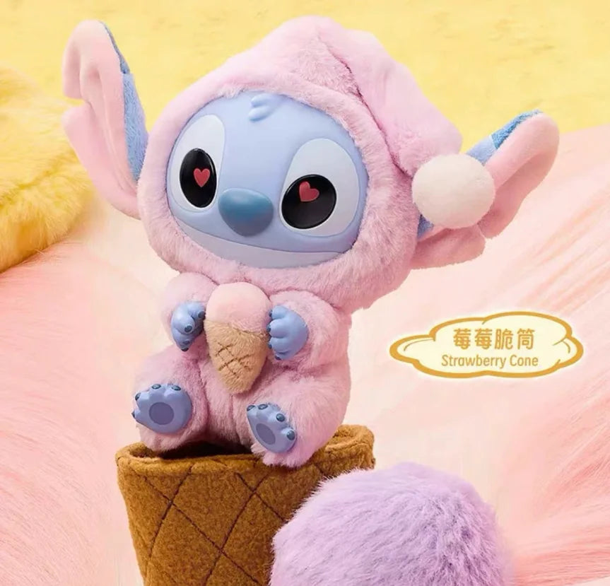 Stitch Miniso Eat, Sleep Series Vinyl Blind Box Pendant Toy Plush Doll
