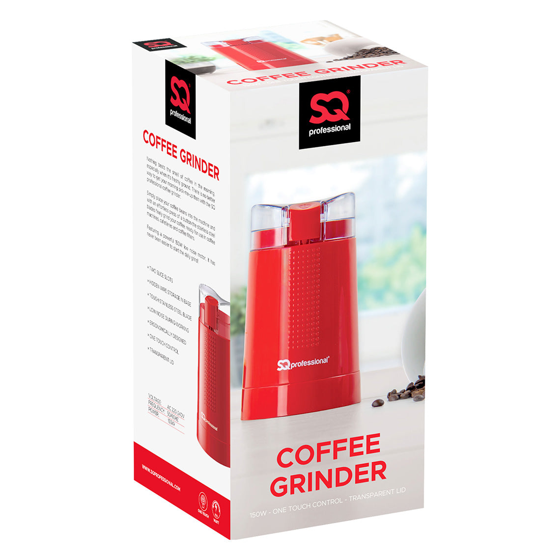 SQ Professional Blitz Coffee Grinder 150W White 2342