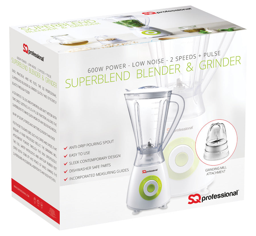 Sq Professional Blitz Blender And Grinder 600W Black 2338