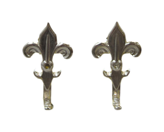 5 Pack Chrome Mini Picture Curtain Hooks With Nails 3cm 6002
