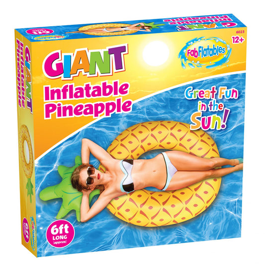Giant Inflatable Pineapple Swimming Pool Ring Approx. 6 FT 6023