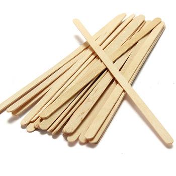 Disposable Wooden Tea Coffee Stirrer Sticks 50 Pack