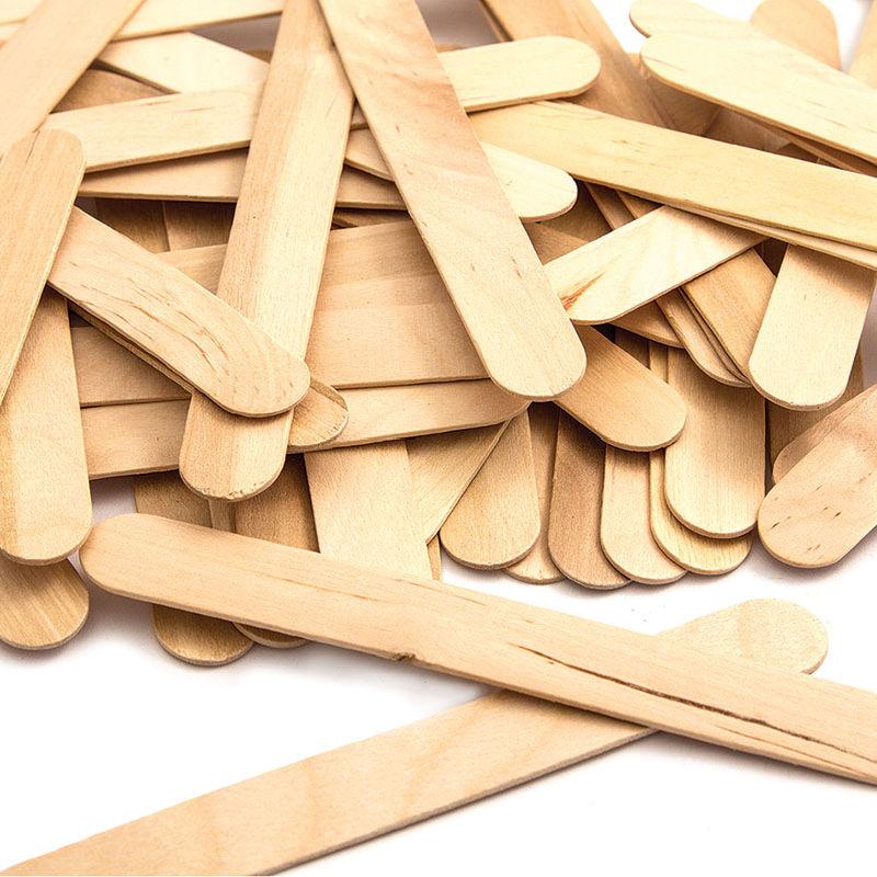 Wooden Ice Lollipop Sticks Pack of 50 14.5 x 1.6 cm 6027 A