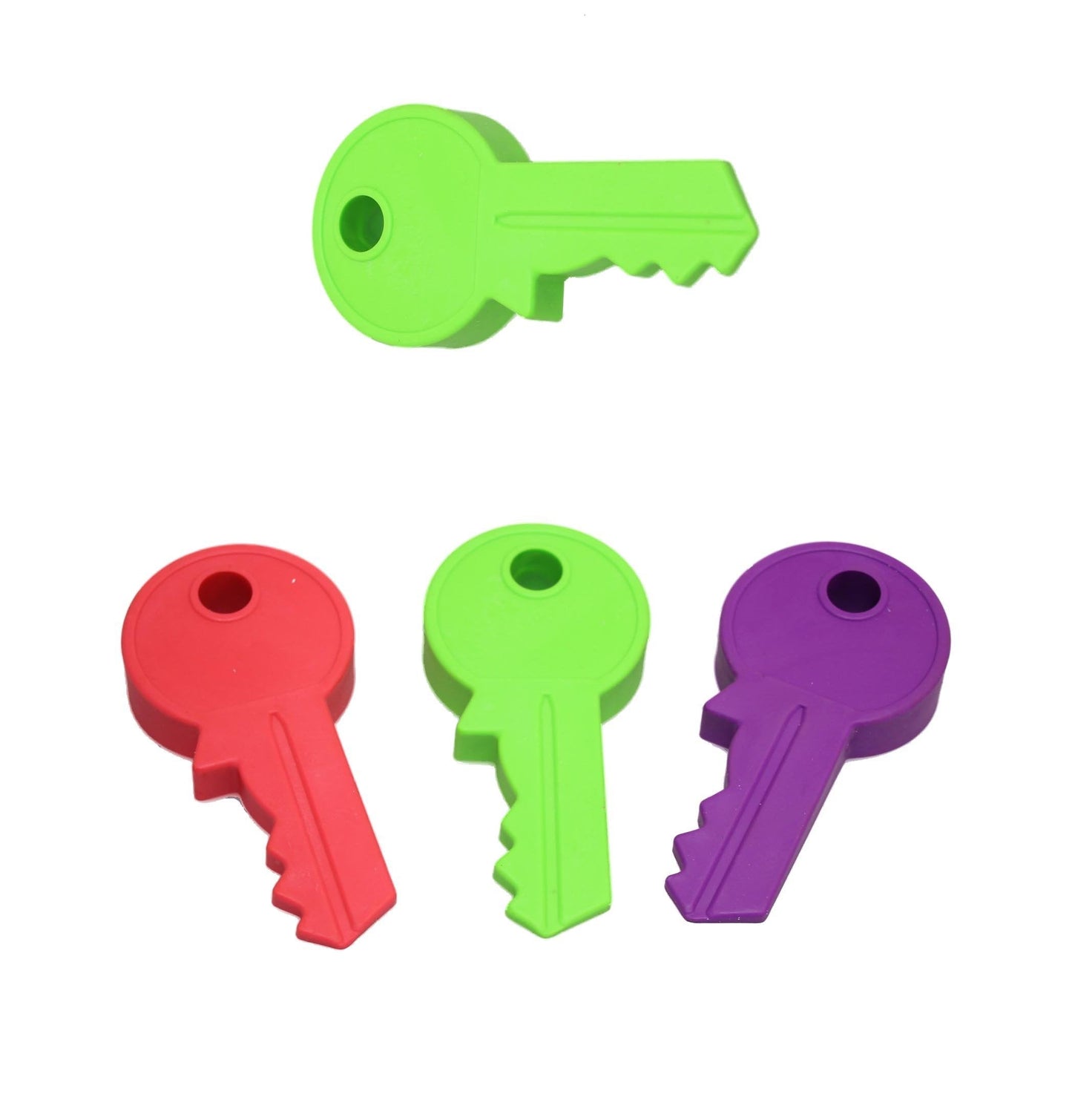 Key Shape Door Stopper 13 x 3 cm Assorted Colours 6052 A