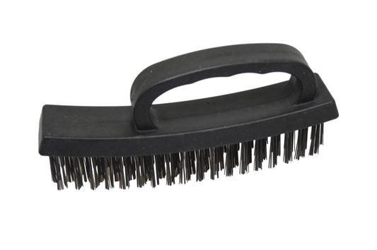 Plastic Wire Brush Black Cleaning Scrubbing Indoor Outdoor Brush 16cm 6058