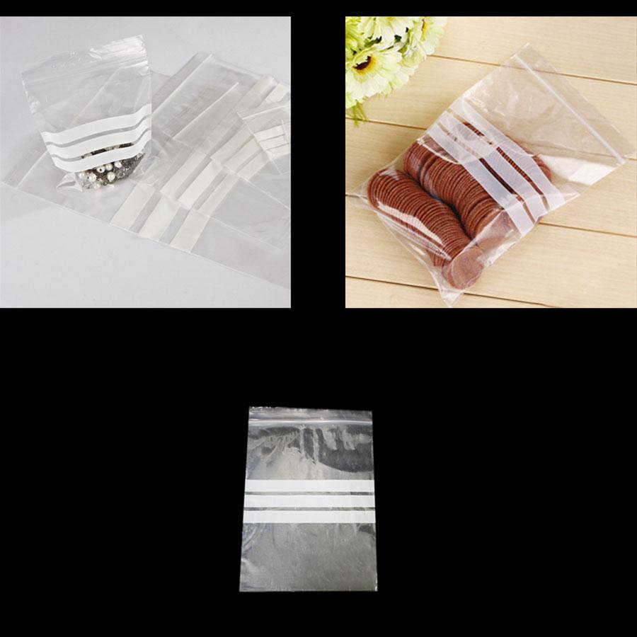 60 Pack Crystal Clear Multi Purpose Zipper Bags 55mm x 55mm 4645