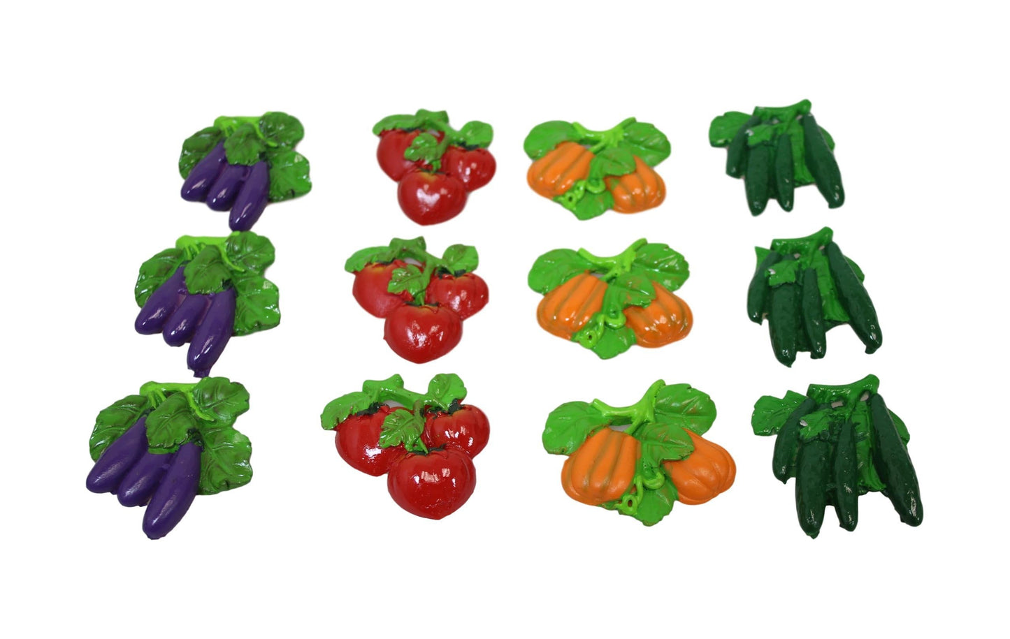 Fridge Magnet Vegetable Designs 8 cm Assorted Designs 6109