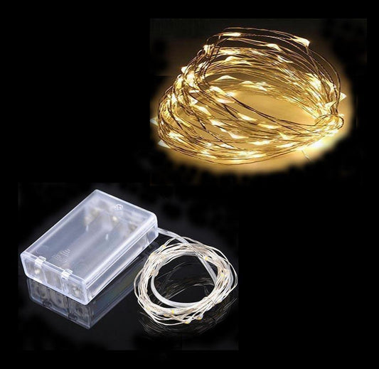 Led Christmas Fairy Light String Battery Operated Natural