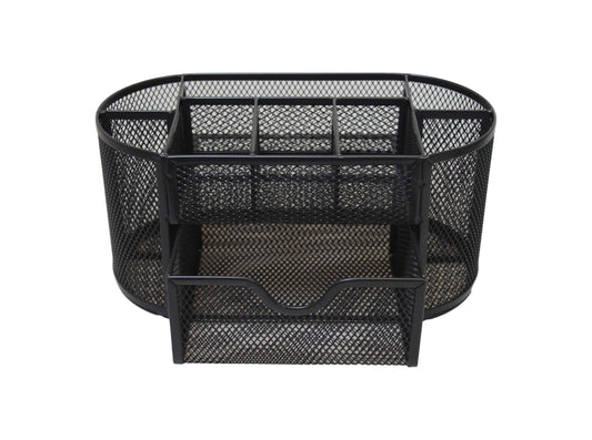 Black Stationery Office Pen Holder Desk Office Storage Stationery Holder 6124