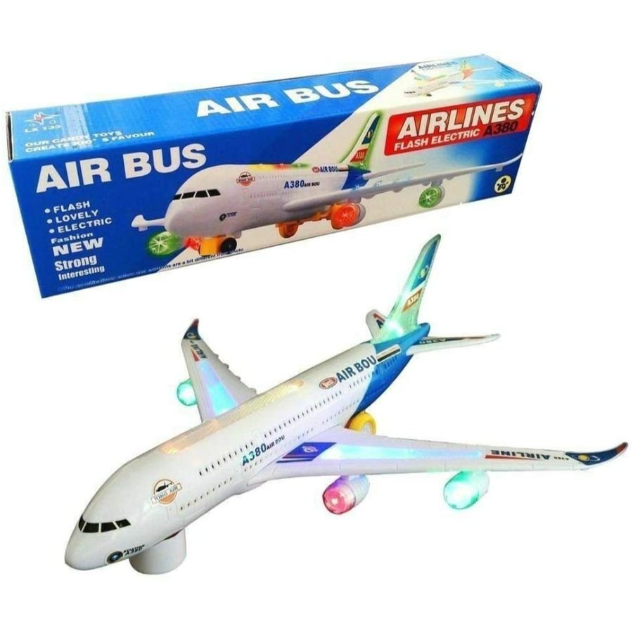 Airbus Toy Aeroplane Model A380 with Sound & Lights