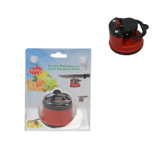 Kitchen Knife Sharpener With Suction Pad Assorted Colours