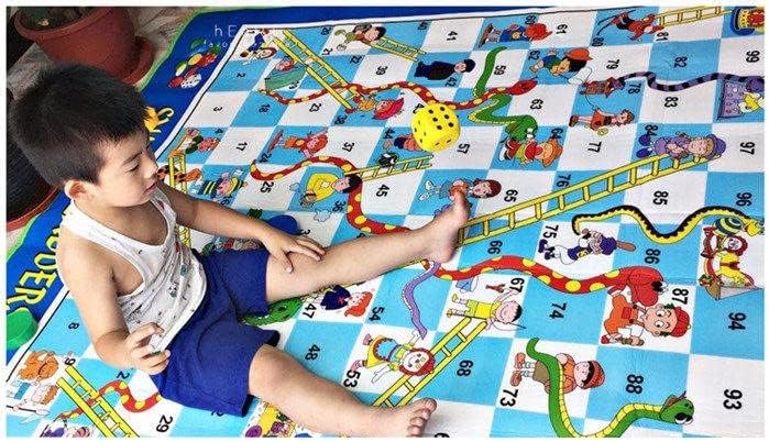 Giant Snakes & Ladders Floor Game 180cm