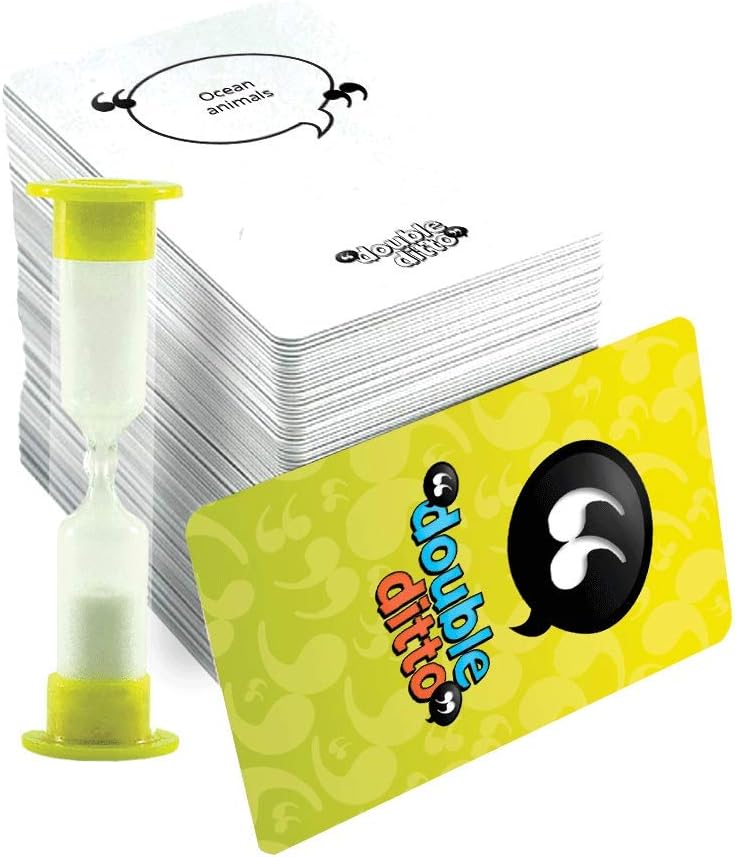 Double Ditto - Fun Family Fast-Paced Think & Match Board & Card Game