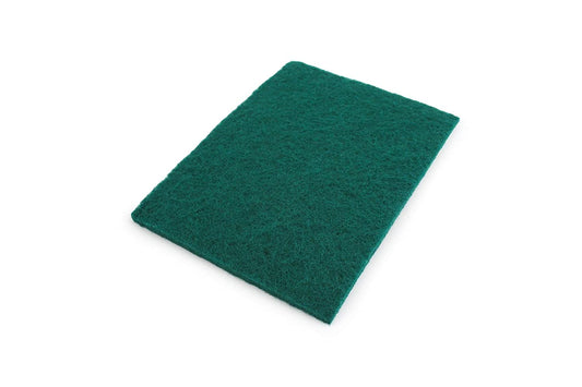 IIGEurope Green Scourers Pads Sponges 15 x 10 x 0.5 cm Pack of 8 CS4