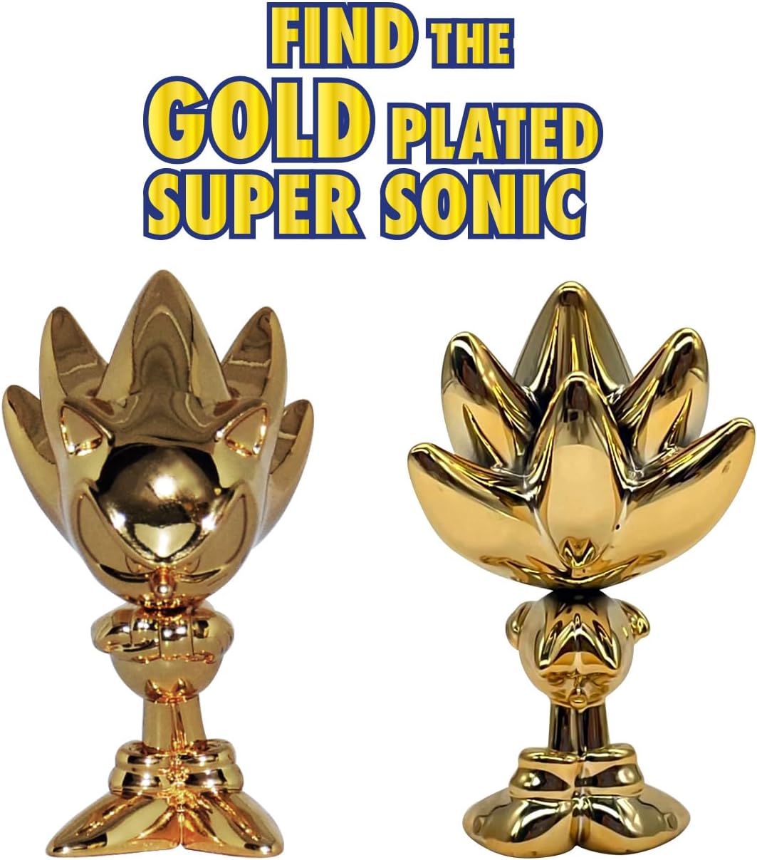 Sonic The Hedgehog Mine Kit Dig‑and‑Discover Toy -  7 Figures To Collect (Includes Rare Gold-Plated Supersonic)