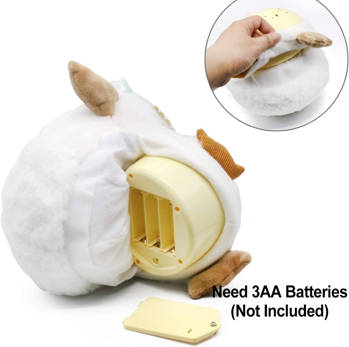 Soft Baby Starlight Soother Projector & Sound Teddy For Babies