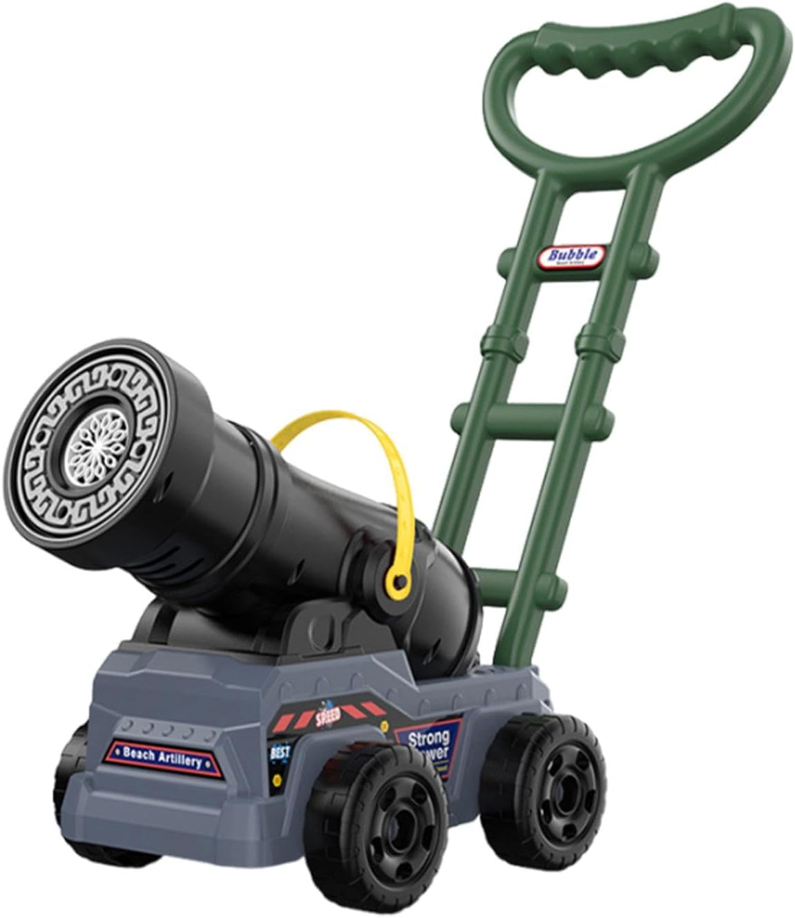 Electric Push Along Cannon Bubble Maker Toy