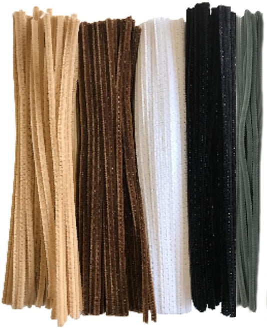 Jumbo Pipe Cleaners ( Natural Colours ) x 100 ( Craft Clearance Special )