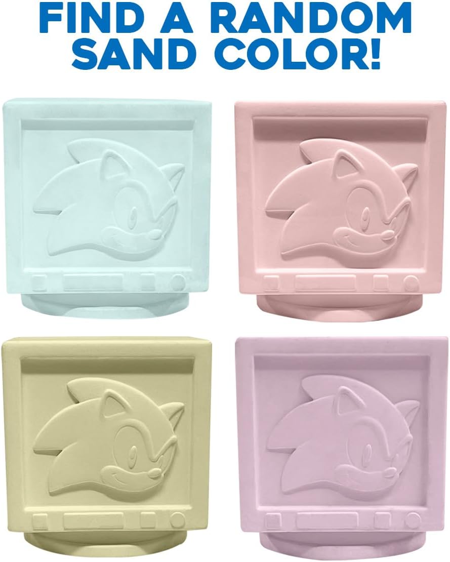 Sonic The Hedgehog Mine Kit Dig‑and‑Discover Toy -  7 Figures To Collect (Includes Rare Gold-Plated Supersonic)