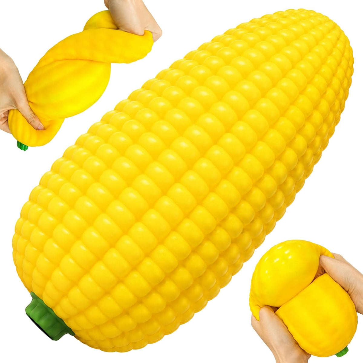 XXL Jumbo Corn on the Cob Sweetcorn Squishy Fidget Squish Sensory Toy