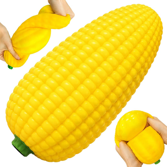 XXL Jumbo Corn on the Cob Sweetcorn Squishy Fidget Squish Sensory Toy