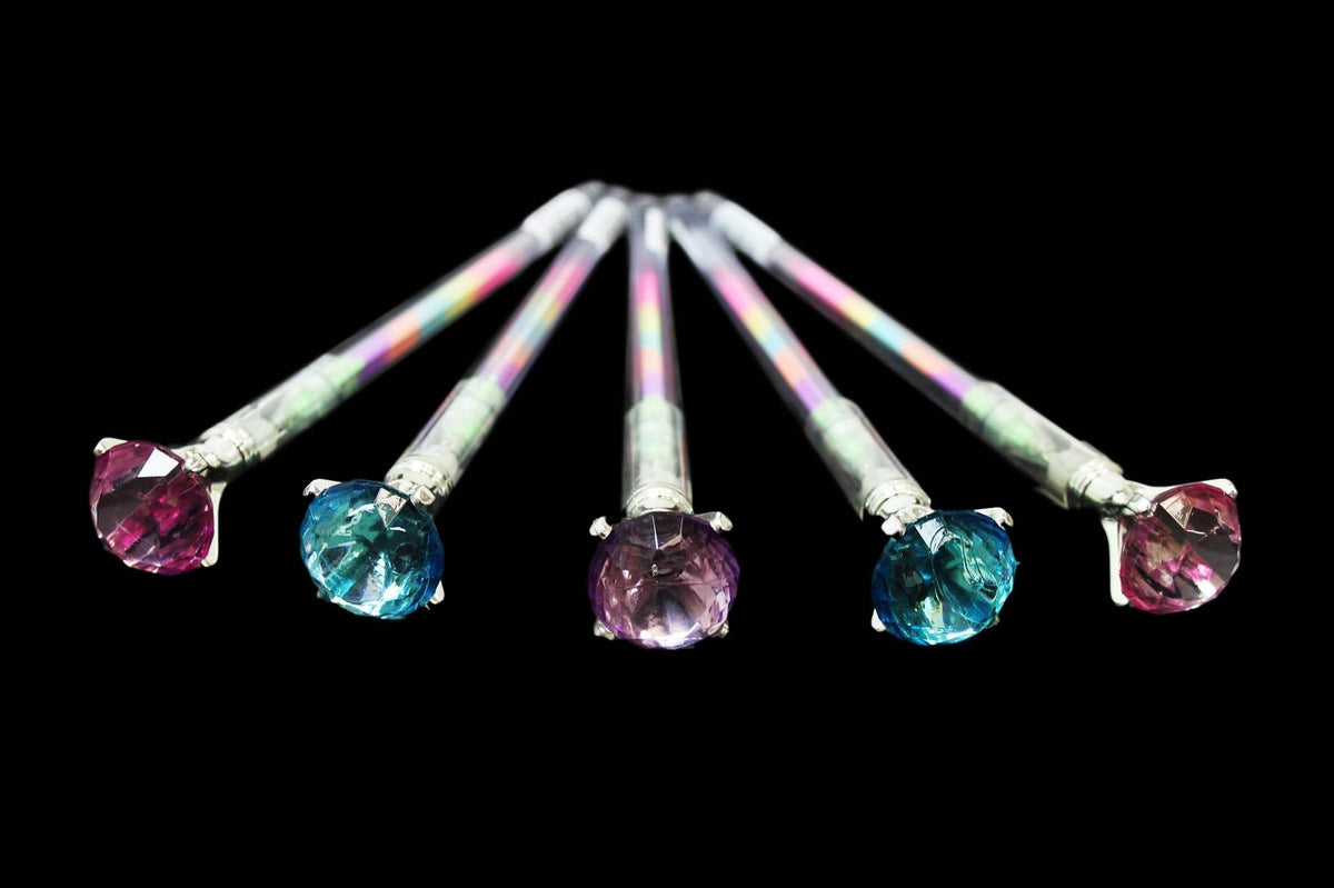 Multicolour Ink Gel Pen Diamond Top Assorted Colours 2203