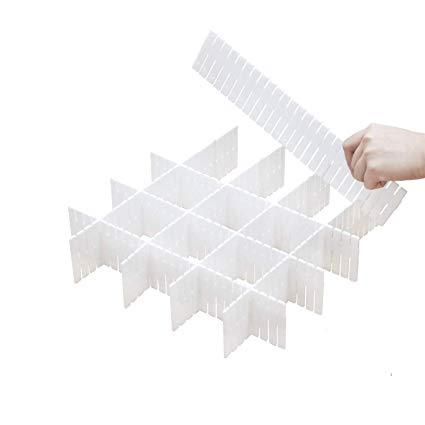 Plastic Storage Draw Divider Organiser Assorted Colours