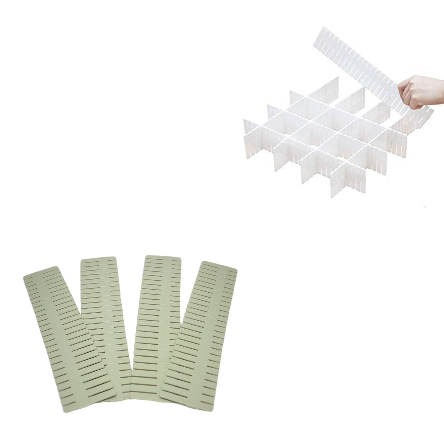 Plastic Storage Draw Divider Organiser 31.5 cm Assorted Colours 6223