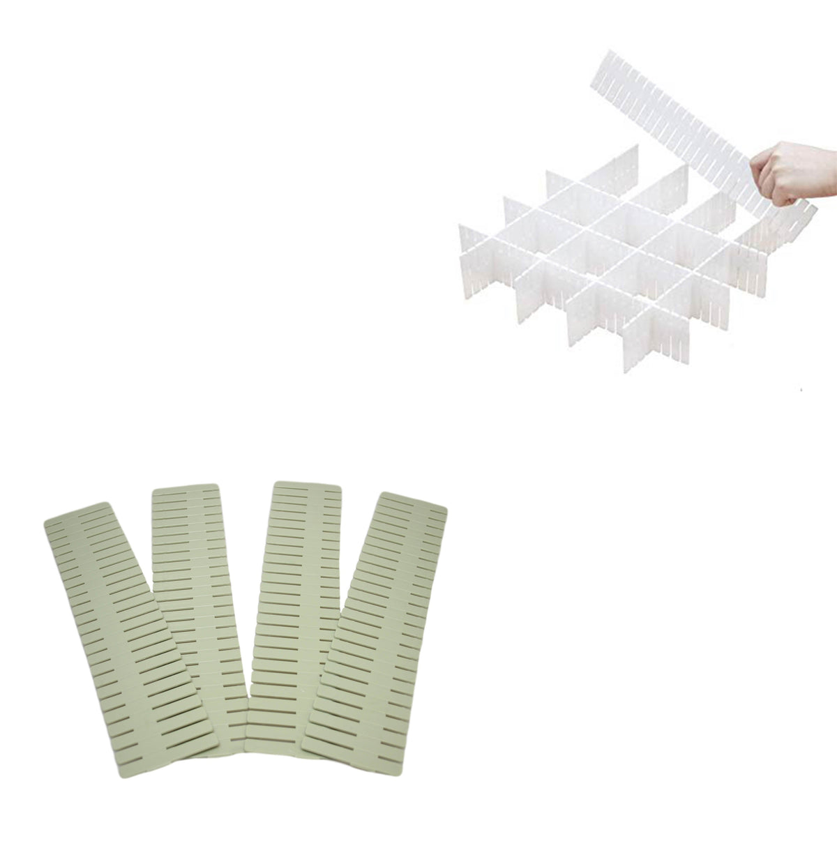 Plastic Storage Draw Divider Organiser Assorted Colours