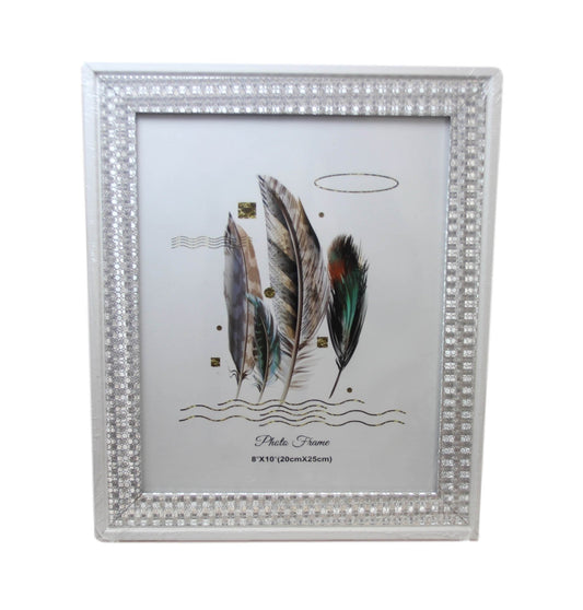 Silver / Gold Sparkly Photo Frame 20 x 25 cm Assorted Colours 6228