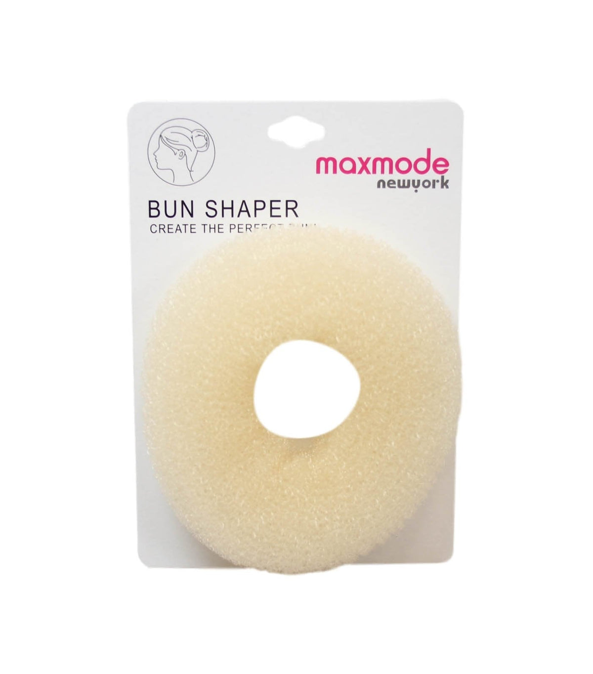 Mesh Hair Bun Styler Donut Former Ring 10Cm Assorted Colours