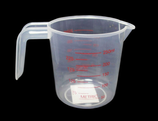 Durable Plastic Measuring Jug Metric Household Use Small Plastic Liquid Jug 250ml 6256