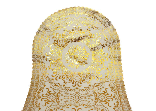 Table Centre Placemat Floral Gold  80 x 40 cm Assorted Designs 62593