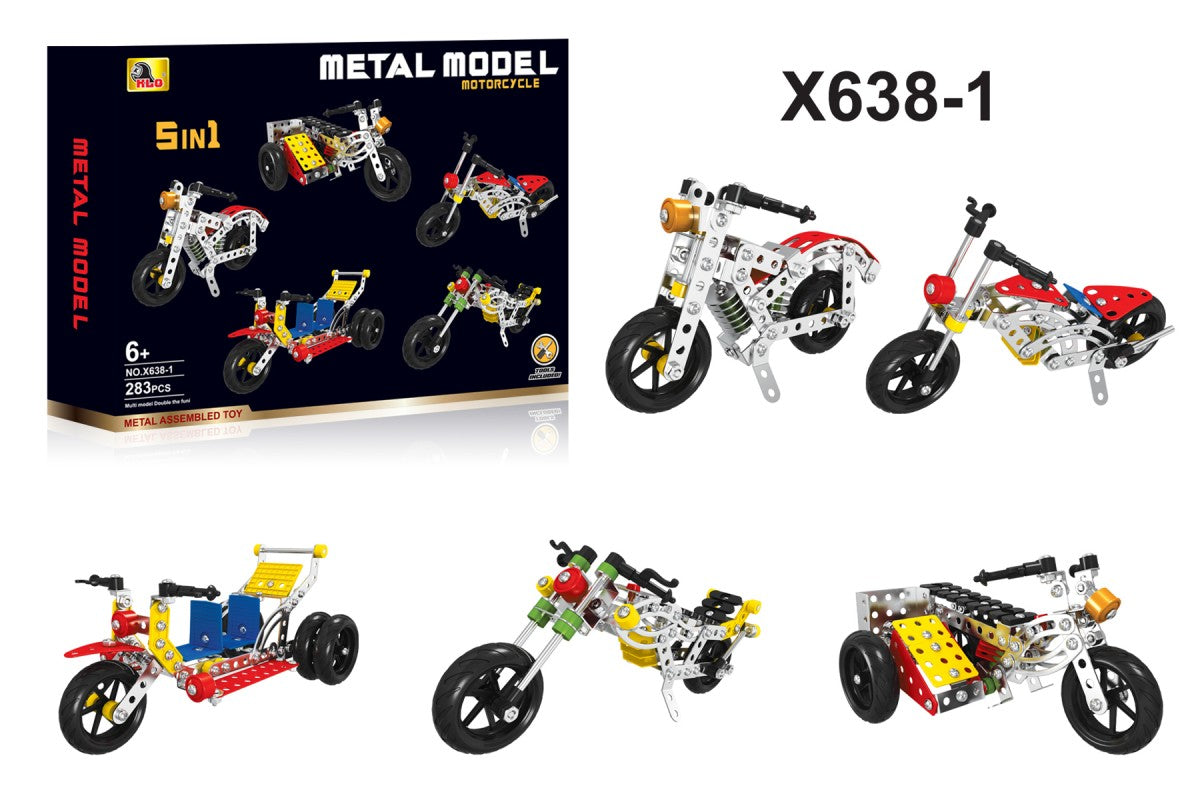 Metal Model Motorcycle (283 Pcs)