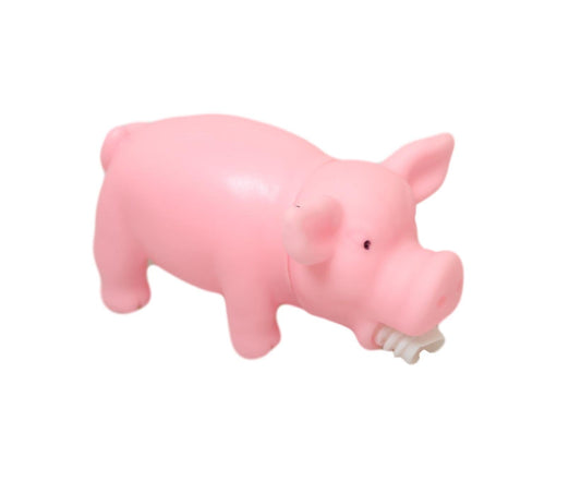 Pet Dog Toy Squealing Pig Chewing Fetch 14 x 8 cm 6297