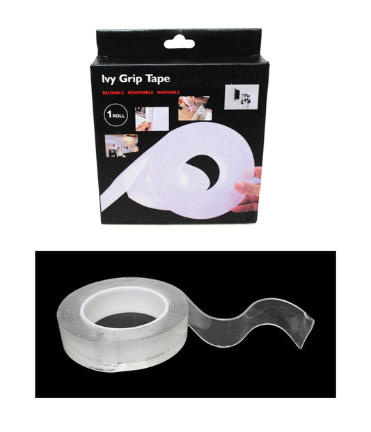 Clear Double Sided Ivy Nano Grip Tape Roll