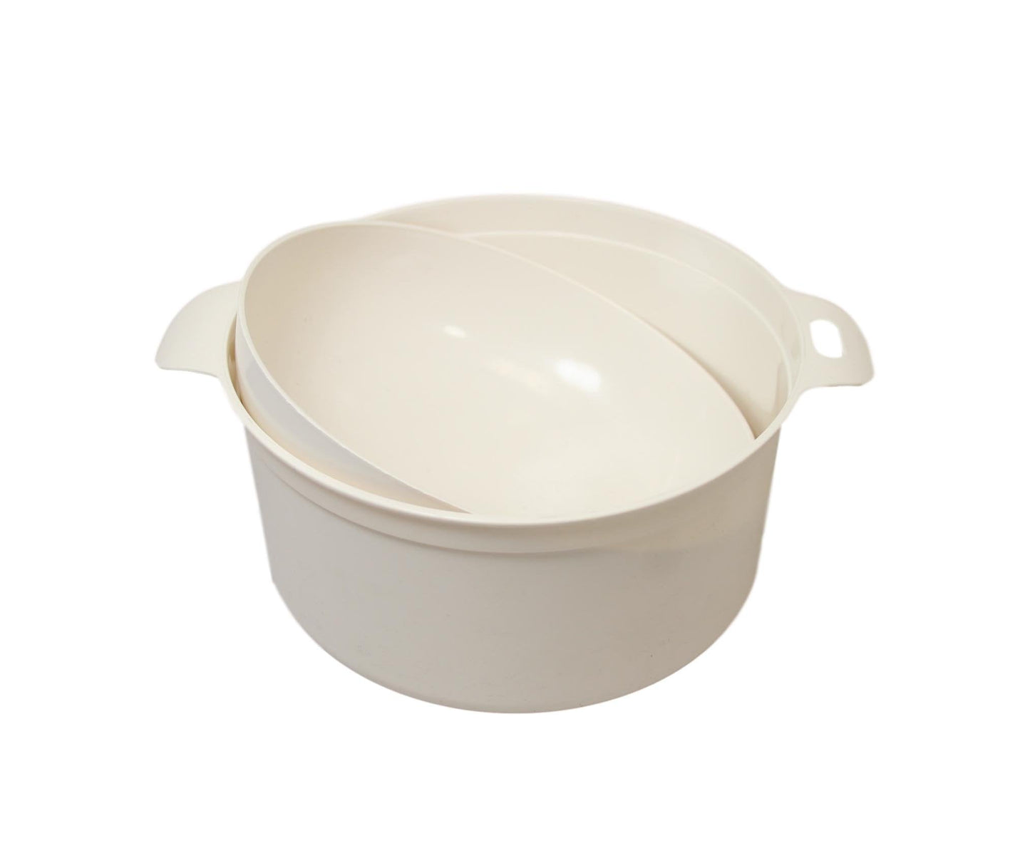 Kitchen Plastic Bowl and Lid Storage Pot Snacks Vegetable Fruits Bowl 17 x 8cm 6350