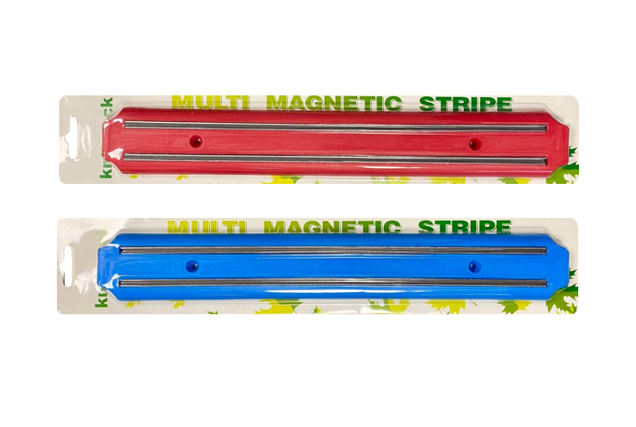 Strong Magnetic Kitchen Knife Wall Mounted Bar Holder Display Rack Strip 33cm Assorted Colours 6367 A