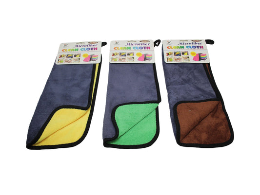 Microfibre Cleaning Washing Cloth 30 x 40 cm Assorted Colours 6376