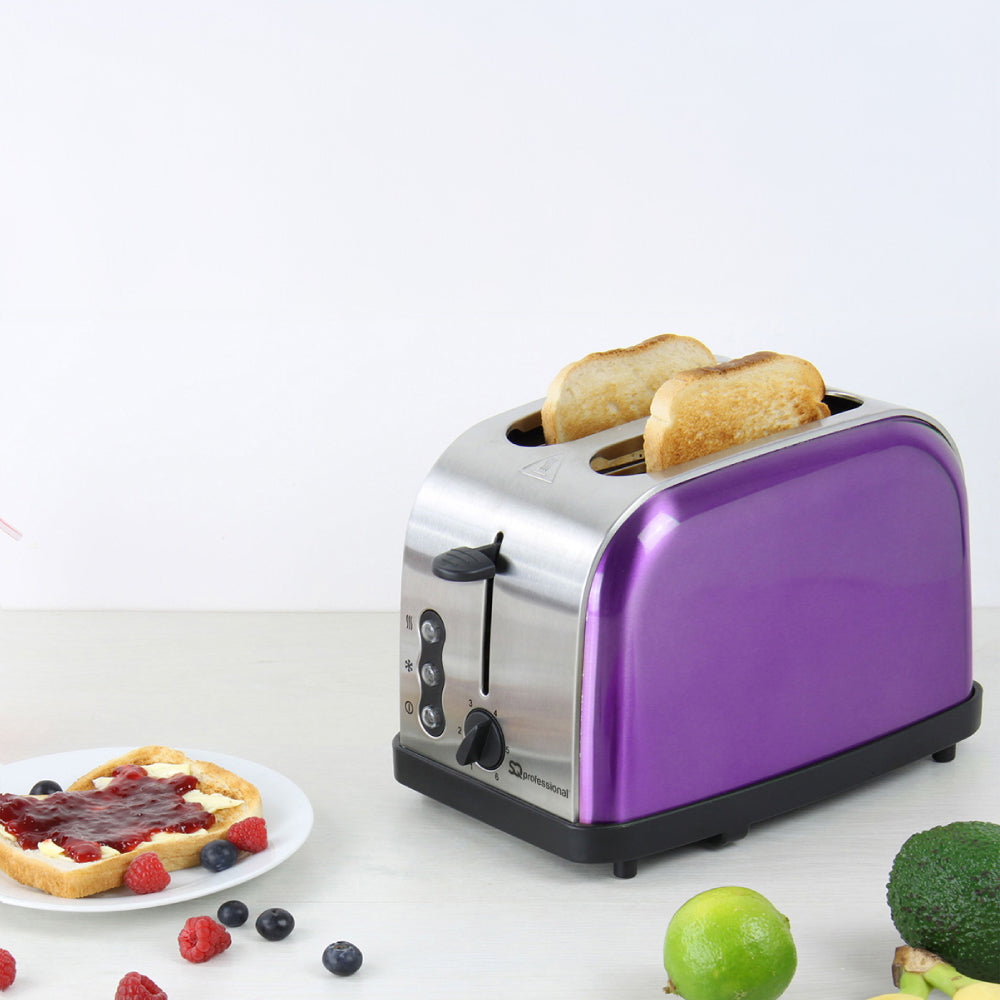 SQ Professional Gems Legacy 2 Slice Toaster 900W Amethyst 6377
