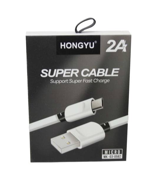 Hongyu Phone Micro USB Charging Cable Assorted Colours 6389