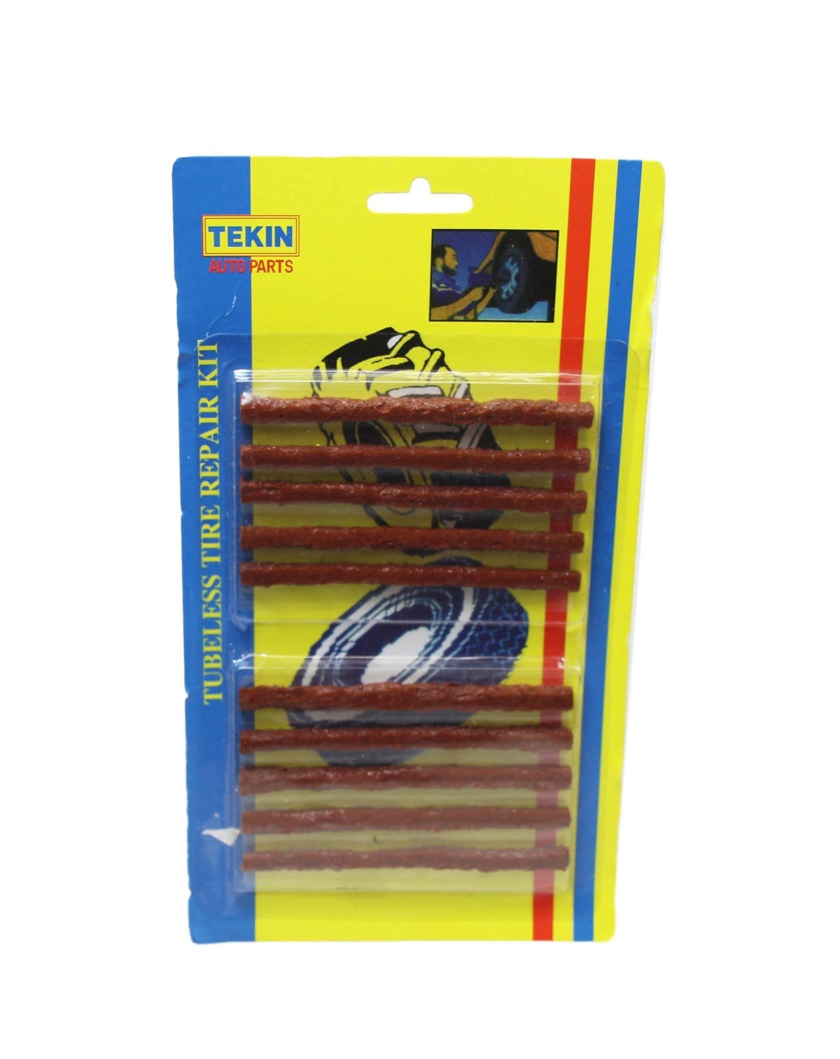 Tubeless Tyre Puncture Repair Rubber Strips Diy Outdoor Repair 10 Pack