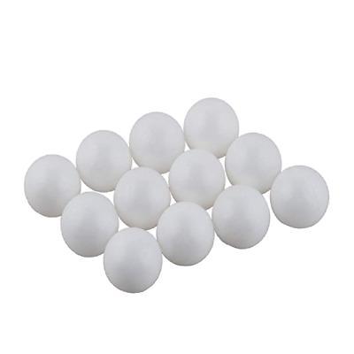 Plastic Table Tennis Ping Pong Balls 3.5 cm Pack of 12 White 6447