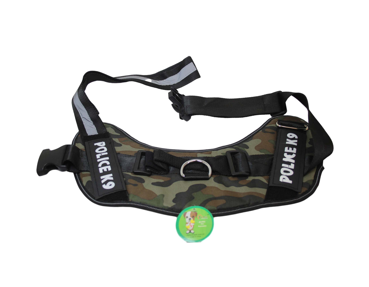 Police K9 Dog Harness Multi Colours Dog Harness Small Assorted Colours