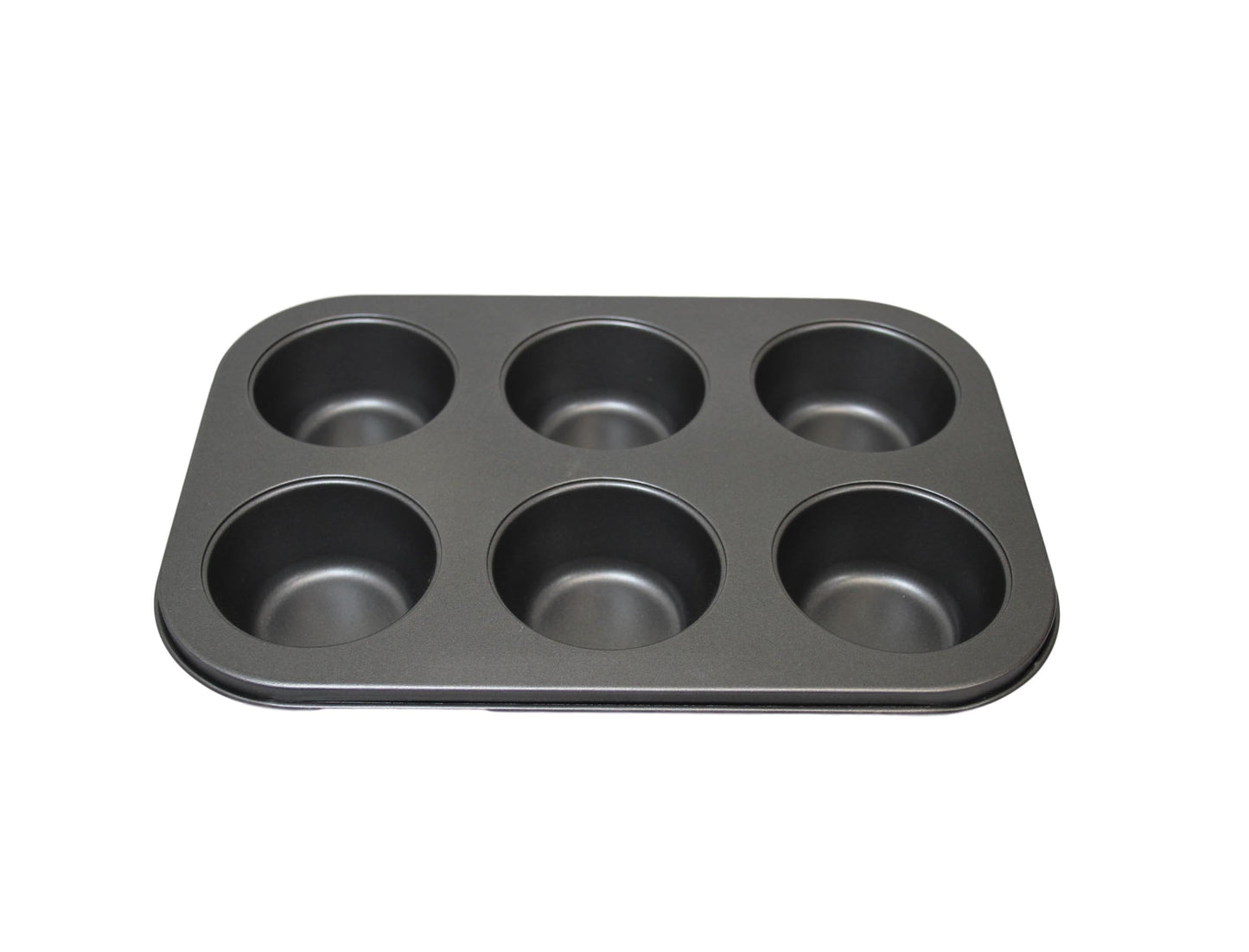 Metal Muffin Cupcake Baking  Mould Tray 6 Cups 26 x 18.5 cm 6448 A