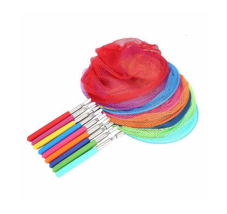 E x tendable Fishing Net With Stainless Steel Handle, 17 –, Assorted Colours