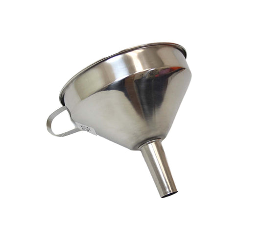 Metal Funnel Home Kitchen Liquid Pouring Funnel With Hand Piece 14cm 6617