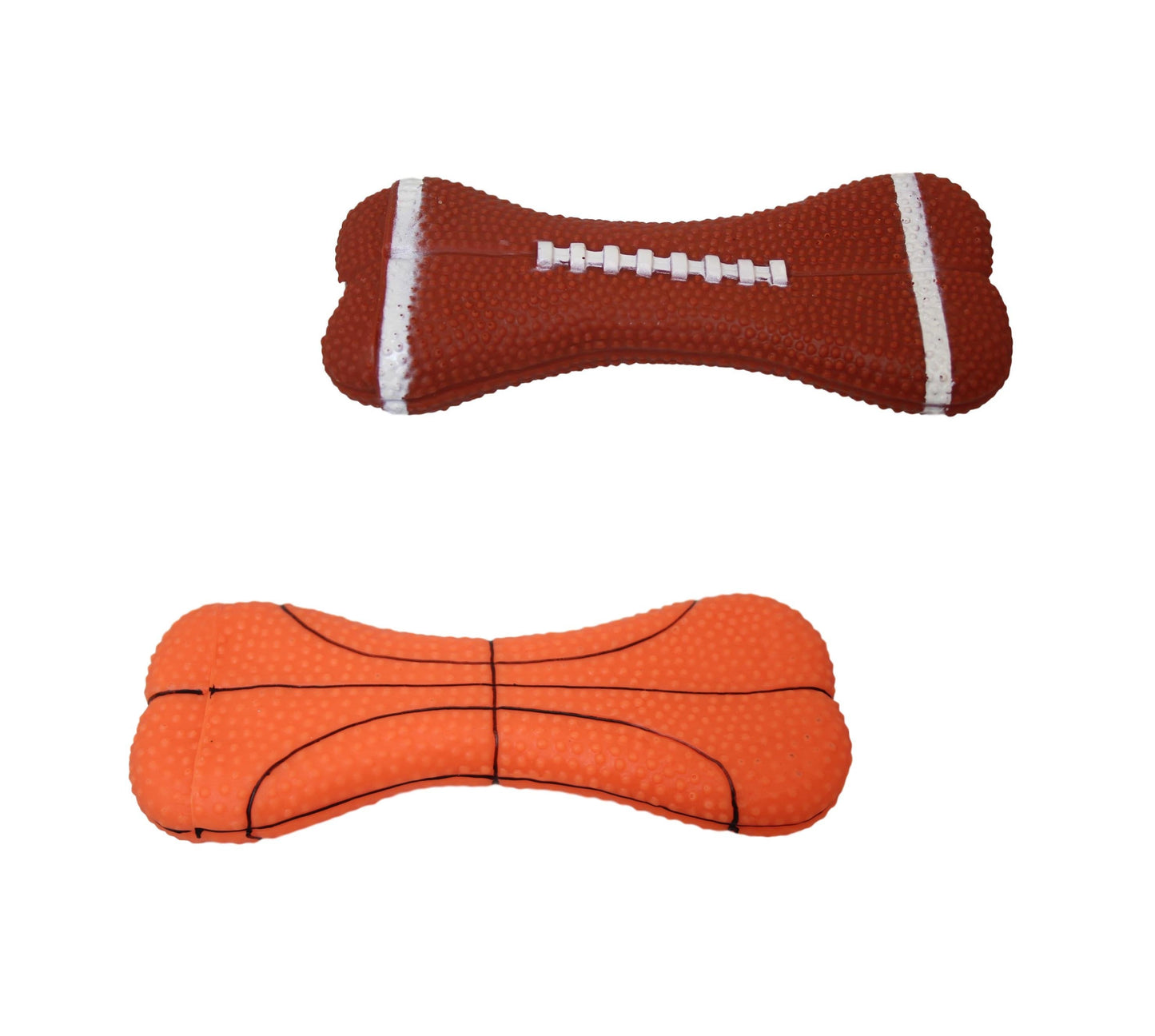Pet Dog Toy Basketball / Rugby Bone 16.5 cm 6546 A